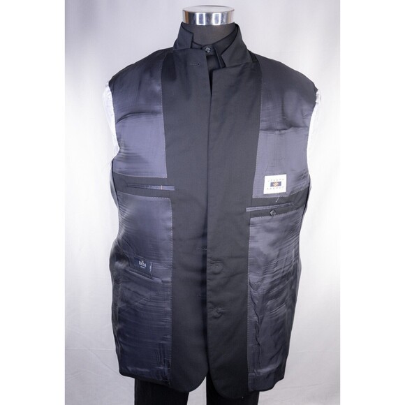 Joseph Abboud Solid Sz 46L REDA Wool Suit Coat Jacket Blazer Two Button EUC - Picture 9 of 14